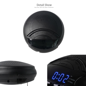 Venta directa <span class=keywords><strong>de</strong></span> fábrica Buena calidad Búsqueda automática AM/FM Radio portátil LED Snooze Despertador - Product Image 5