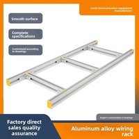 Support de câbles en alliage d'aluminium 0,7 mm, profilé en aluminium pour le passage de câbles, prix au mètre pour la câblage des salles de communication