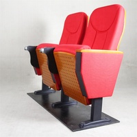 Vente chaude chaise pliante à dossier bas abordable chaise d'auditorium prix chaise de théâtre pour l'église