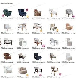 <span class=keywords><strong>Poltrona</strong></span> Moderna in Tessuto Personalizzabile, Comoda e Rilassante per Soggiorno, Hotel e Arredamento Camera da Letto - Product Image 5