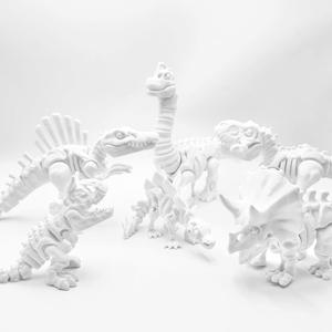 Nuevo esqueleto de dinosaurio impreso en 3D transfronterizo, adornos familiares de articulaciones móviles, juguetes para niños con animales y dinosaurios - Product Image 4