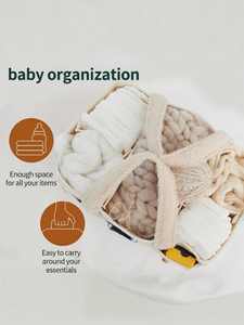 Grand <span class=keywords><strong>Sac</strong></span> à <span class=keywords><strong>Langer</strong></span> en Peluche Teddy Multifonctionnel Doux, <span class=keywords><strong>Sac</strong></span> de Maternité de Voyage pour Mamans, Enfants et Bébé, Organisateur de Couches - Product Image 5