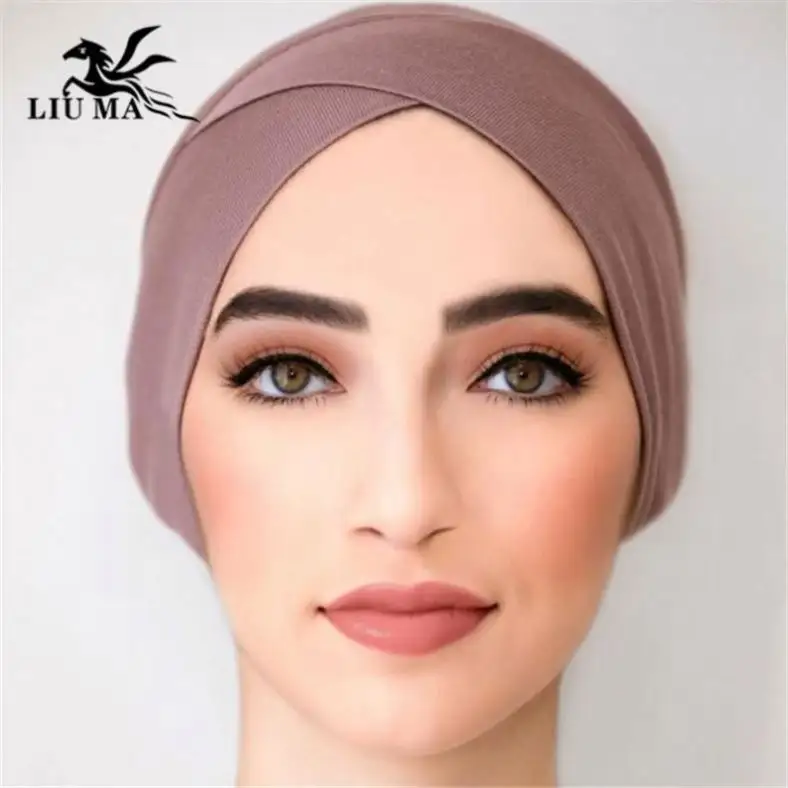 Viskose Schal Ärmel Maxi Bandana Hochwertiges bedrucktes langes Kleid Abaya Frauen Hijab Cap Style