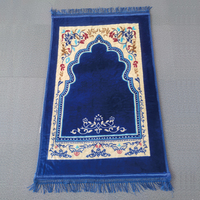Yeni Tasarım Özel Baskılı Müslüman Desenli Yastıklı Dokuma Çevre Dostu Ev Namaz Alanı Halıları