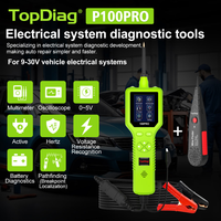 Probador de Circuitos Automotrices Topdiag P100 Pro, Multímetro y Osciloscopio para Sistemas Eléctricos de Vehículos de 9-30V, Herramientas de Diagnóstico