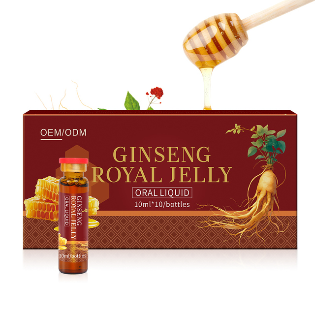 Hot Sale Ginseng Drink Ginseng Royal Jelly Oral Liquid Beverage for Immune Health and Energy Enhancer