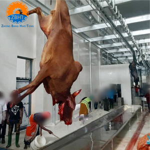 Ligne d'abattage <span class=keywords><strong>de</strong></span> bétail <span class=keywords><strong>halal</strong></span> ZBHT, équipement d'abattoir modulaire, machinerie complète d'abattoir pour abattoir automatique - Product Image 1