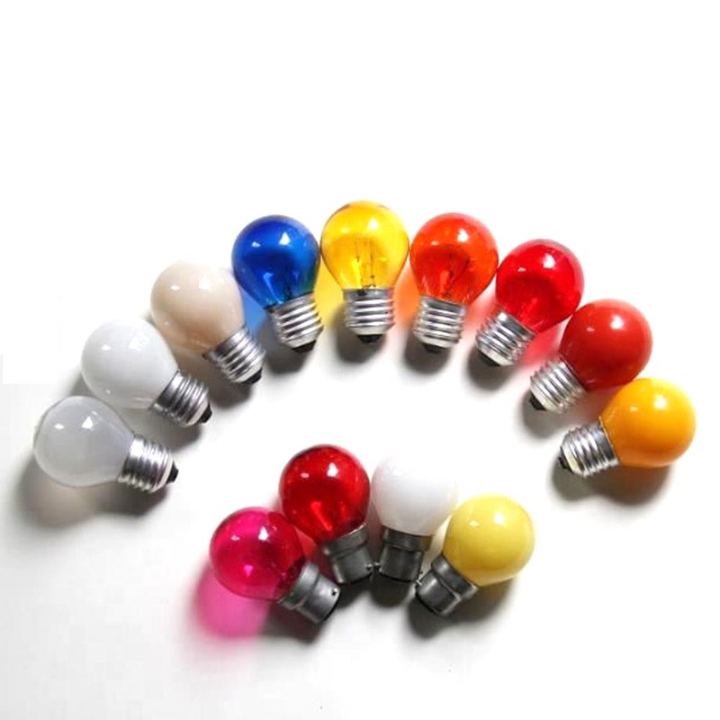 G45 25W 40W Glass clear Colorful