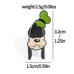 الولايات المتحدة الأمريكية الكرتون لطيف الحيوانات المينا دبابيس بطة الماوس بروش - Product Image 5