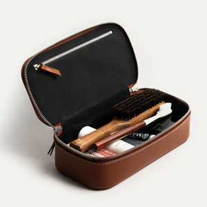 Tùy Chỉnh Người Đàn Ông Và Phụ Nữ Da Nâu PU Sang Trọng Túi Mỹ Phẩm Du Lịch Trang Điểm Tổ Chức Dây Kéo Số Lượng Lớn Vệ Sinh Cá Nhân Túi Mỹ Phẩm - Product Image 1