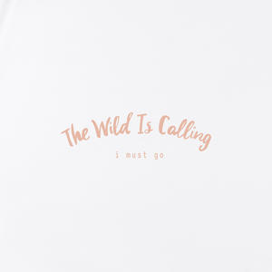 The Wild Is Calling - Camiseta de algodón blanca, unisex, manga regular, transpirable, informal, para verano, Q59 - Product Image 4