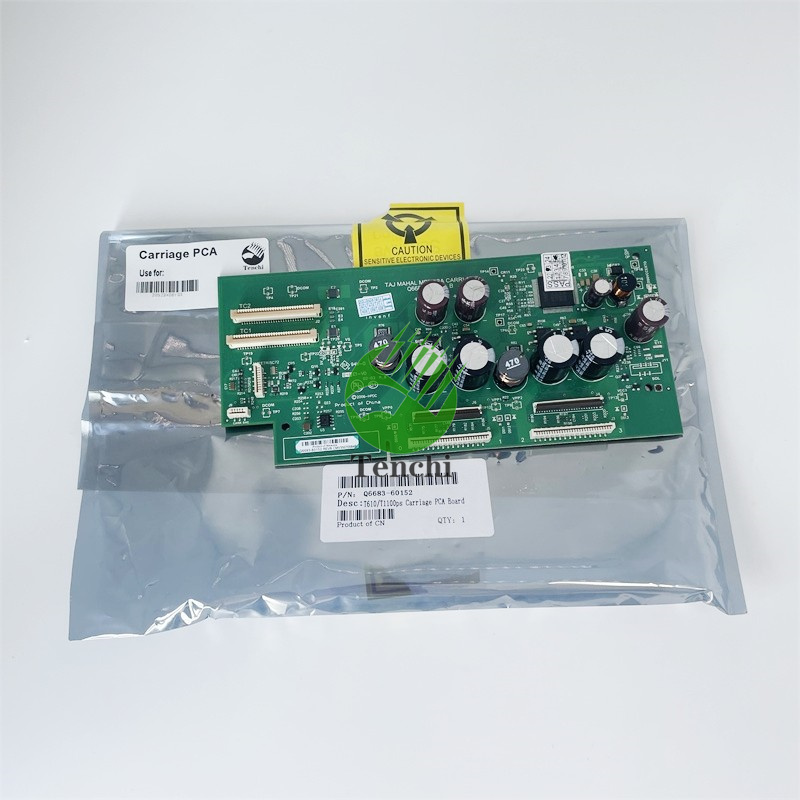 Used Carriage PCA Board Q6683-67032 For HP Designjet T610 & T1100PS Plotters - Tested & Working