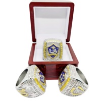 Bague Réplique du Championnat de la Coupe MLS 2024 LA Galaxy - Cadeau Officiel du Stade