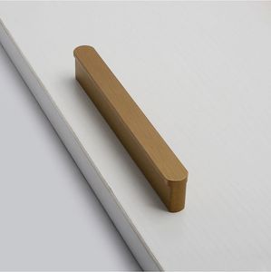 Wholesale Solid Aluminum Cabinet Handles Long <strong>Black</strong> Gold Pulls <strong>Knobs</strong> for Kitchen Cupboard Dresser Drawer Furniture Hardware - Product Image 2