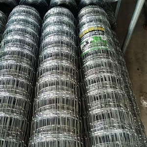 Recinzione per Allevamenti di Cavalli, Bovini e Cervi con Rete Quadrata Ondulata in Filo Metallico Zincato per Recintare Bestiame e Pollame - Product Image 3