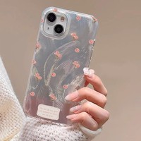 Flower Phone Case Geeignete Handy hülle für iPhone 17 16 Pro Max15 14 13 12 11 XR XS Max 78 Y2K Senior Feather Fall Phone Case