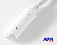 Divisor PoE de Plástico Impermeable de 48V a 12V 2A 15W IEEE 802.3af/at Dual PD 12/36 o 45/78 DC 5.5x2.1mm QoS para Cámaras IP CCTV