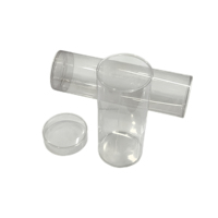 Tube Cylindrique Transparent Imprimé Jetable en PVC/PET – Emballage Rond Personnalisé pour Mini Figurines, Bonbons, Soins de la Peau, Petits Cadeaux et Présentoirs