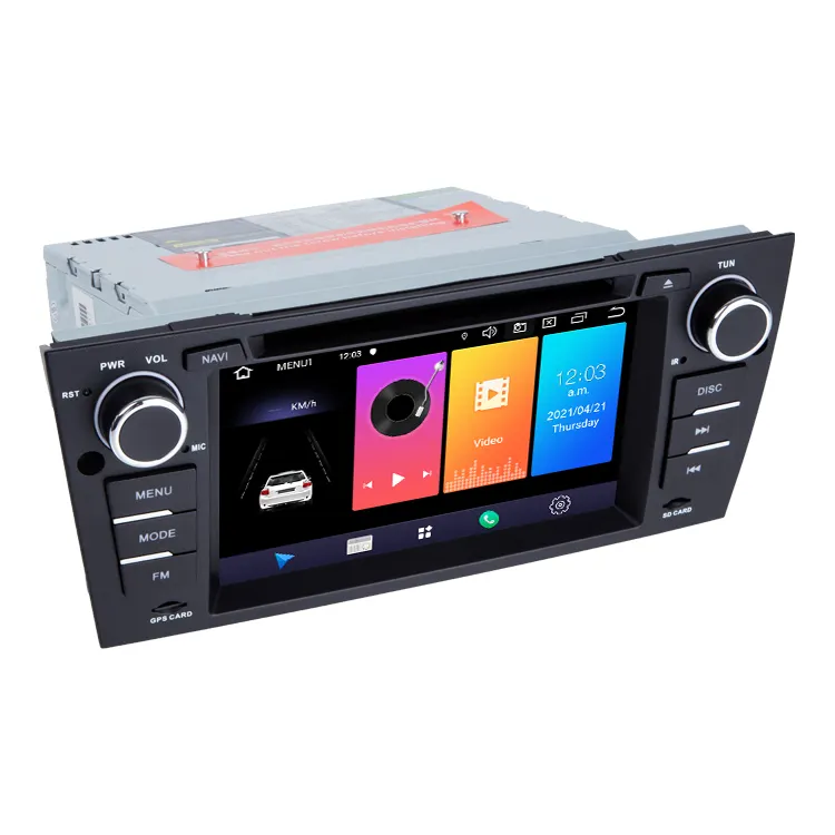 2 + 32G 1 DIN 7 "reproductor de DVD del coche de la pantalla Multimedia para BMW E90 E91 E92 E93 M3 auto Radio sistema Android