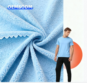 Органические изготовленный на заказ, бамбуковое волокно 220Gsm 80% хлопок 20% полиэстер ткань для одежды - Product Image 1