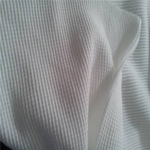 CVC60/40ワッフル編み60コットン40ポリエステルワッフルコットン生地 - Product Image 3