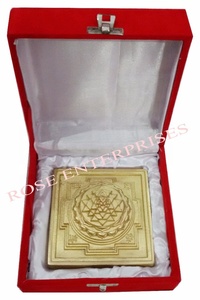 Đồng Thau Cổ Vastu Meru Shree Yantra Cho Vastu Nhà Pooja Thịnh Vượng Shri Laxmi Yantra Lakshmi Yantra Cho Hòa Giải - Product Image 2