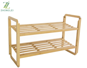 <span class=keywords><strong>Maison</strong></span> bon marché Populaire Salon Chambre Personnalisé Étagère À Chaussures En Bambou - Product Image 4