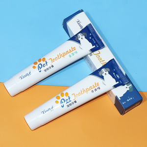 Dentifrice pour animaux de compagnie saveur bœuf et vanille 75g pour le nettoyage des dents des chiens, usage domestique - Product Image 4
