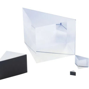 융합 된 실리카 N-BK7 H-K9L 90 도 직각 프리즘 미니 크기 알루미늄 실버 거울 직각 프리즘 AR 코팅 - Product Image 4