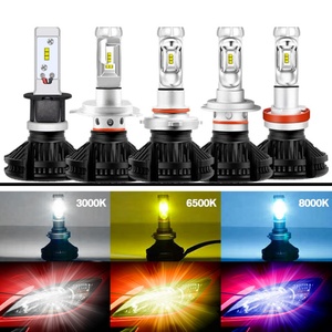 ไฟหน้ารถยนต์ LED X3 รุ่น H1 H3 H7 H11 9005 9006 H4 อุปกรณ์ตกแต่งรถยนต์ - Product Image 4