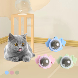 Producto para gatos, piruleta de hierba gatera, juguete masticable para limpiar los dientes, Bola de hierba gatera relajante, juguetes interactivos para gatos - Product Image 2