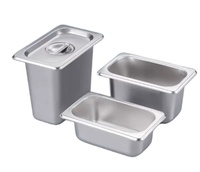 Pennyson Anti-Spillage Europese Stijl Rechthoekige Zilverkleurige RVS 304 1,0 mm GN Pan 1/1 65 mm Commercieel Hotel Restaurant