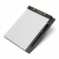 Funda Personalizable para Cuaderno de Cuero PU con Soporte Magnético para Bolígrafo, Bloc de Notas A5, Organizador de Diario de Negocios