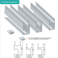 Rail solaire en aluminium XR anodisé AL6005 pour système de montage sur toit avec pince intermédiaire, pour toiture trapézoïdale en tôle, longueur personnalisée ART SIGN