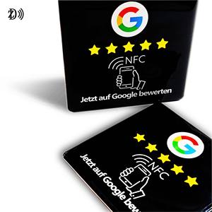 Profesional personalizado 13,56 MHz programable <span class=keywords><strong>Google</strong></span> Reviews tarjeta RFID NFC Social Media TARJETA <span class=keywords><strong>DE</strong></span> PVC - Product Image 6