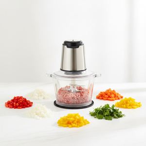 Nouveau Hachoir Électrique 2026 pour Viande et Aliments, 600W, Boîtier en Acier Inoxydable, Capacité 2L, Conception Portable, Fonctionnement Sûr pour Usage Domestique - Product Image 6