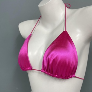 <span class=keywords><strong>2023</strong></span> conjuntos <span class=keywords><strong>de</strong></span> Bikini <span class=keywords><strong>de</strong></span> satén brillante <span class=keywords><strong>de</strong></span> lujo personalizado para mujer, fabricación <span class=keywords><strong>de</strong></span> trajes <span class=keywords><strong>de</strong></span> baño con patrón impreso, ropa <span class=keywords><strong>de</strong></span> playa para <span class=keywords><strong>piscina</strong></span>, 10000 piezas - Product Image 5