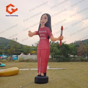 Muñeco Inflable Personalizado de Técnica de Uñas, Bailarín de Aire, Tubo Inflable, Atractivo Bailarín Aéreo para Promoción de Salón, Decoración de Eventos - Product Image 2