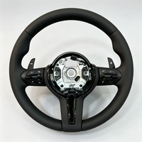 Volant sport M entièrement noir avec boutons améliorés pour BMW F01 F06 F10 F11 F20 F21 F22 F30 F31 F32 F34 F36 F80 F82 E70 E81 E90 E92