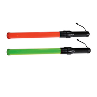 Bâton lumineux clignotant rechargeable de 36 cm x 54 cm, baguette de signalisation aéronautique, bâton lumineux LED pour le contrôle du trafic, bâton de sécurité pour le contrôle du trafic