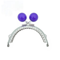 8.5cm sac à main matériel accessoires sac embrayage cadre boucles perle sac à main baiser cadre