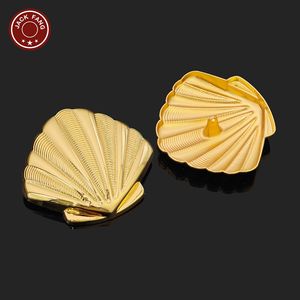 Botones Metálicos con Vástago, Botones Personalizados con Formas Irregulares, Logotipo Grabado, Botón Dorado para Ropa - Product Image 5