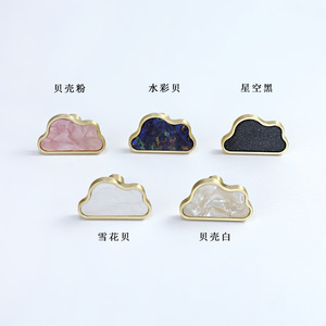 Cloud Shape Zinc Alloy Cabinet Handles Minimalist Design Durable Furniture <b>Knobs</b> For Drawer Wardrobe Door - Product Image 4