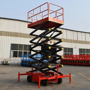 Plataforma Aérea Móvil de Elevación Hidráulica Tipo Tijera de 6m, 8m, 10m, 12m, 14m con Tracción - Product Image 4