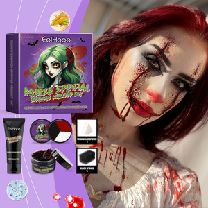 <span class=keywords><strong>Kit</strong></span> de <span class=keywords><strong>maquillage</strong></span> de <span class=keywords><strong>vampire</strong></span> EelHope pour Halloween, fabriqué à Shantou, pour les fêtes, la peinture sur visage, les accessoires de costume et de mascarade - Product Image 2