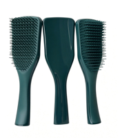 Brosse à cheveux massante en nylon PVC avec logo personnalisé, séchage rapide, usage professionnel en salon, avec coussin intégré
