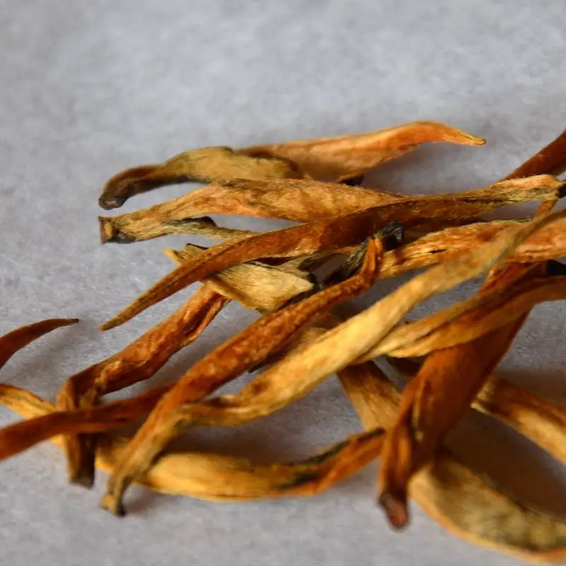 จีนชาที่มีชื่อเสียงแบรนด์ยูนนานสีดำชา,Dian Hong Big Leaf Golden เข็ม