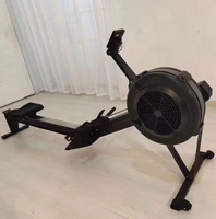 Máquina de remo de aire NO.5 para interiores, plegable, con resistencia, para fitness y ejercicio