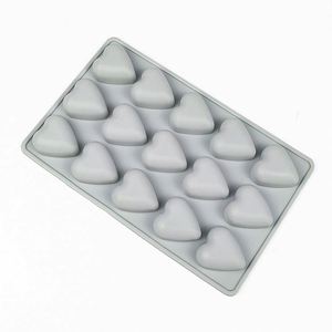 Hot Sale Mini Cake Jelly Candy Chocolate Molds 15 Cavities Heart Shaped Ice Cube Trays - Product Image 5