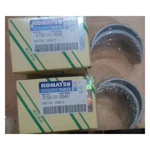 PC450-8 Excavator 6150-31-3040 Batang Penghubung Bearing Set S6D125 Mesin Diesel